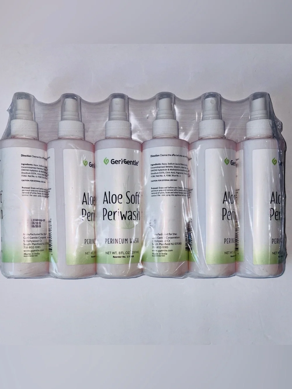 6 Aloe Soft Periwash Spray – White (8 fl oz)